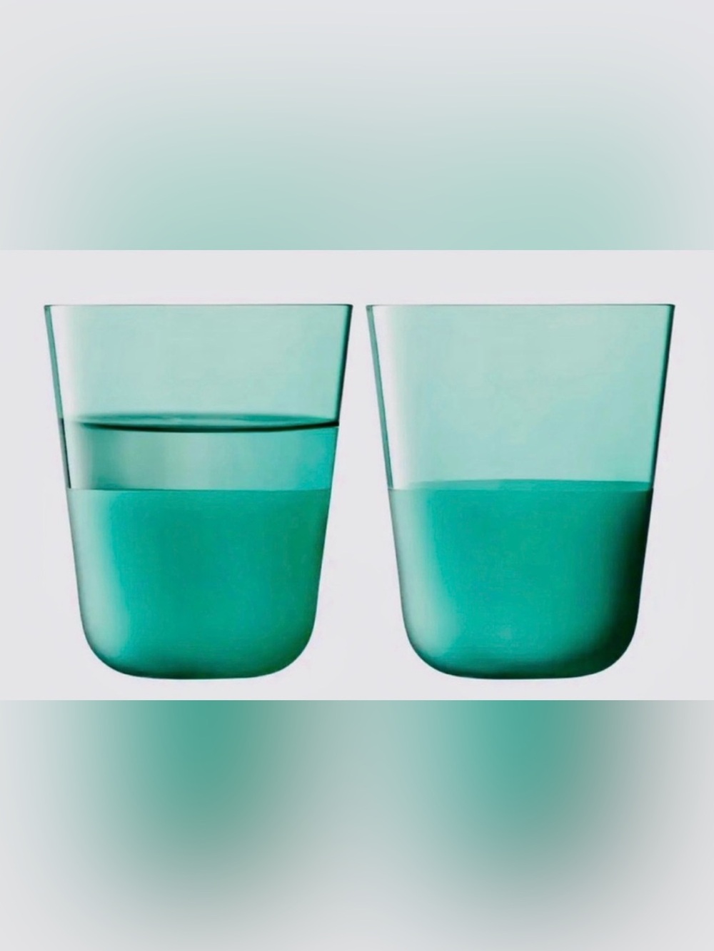 NWOT Pottery Barn 13 oz tumblers set of 4 matte water glasses cocktail party